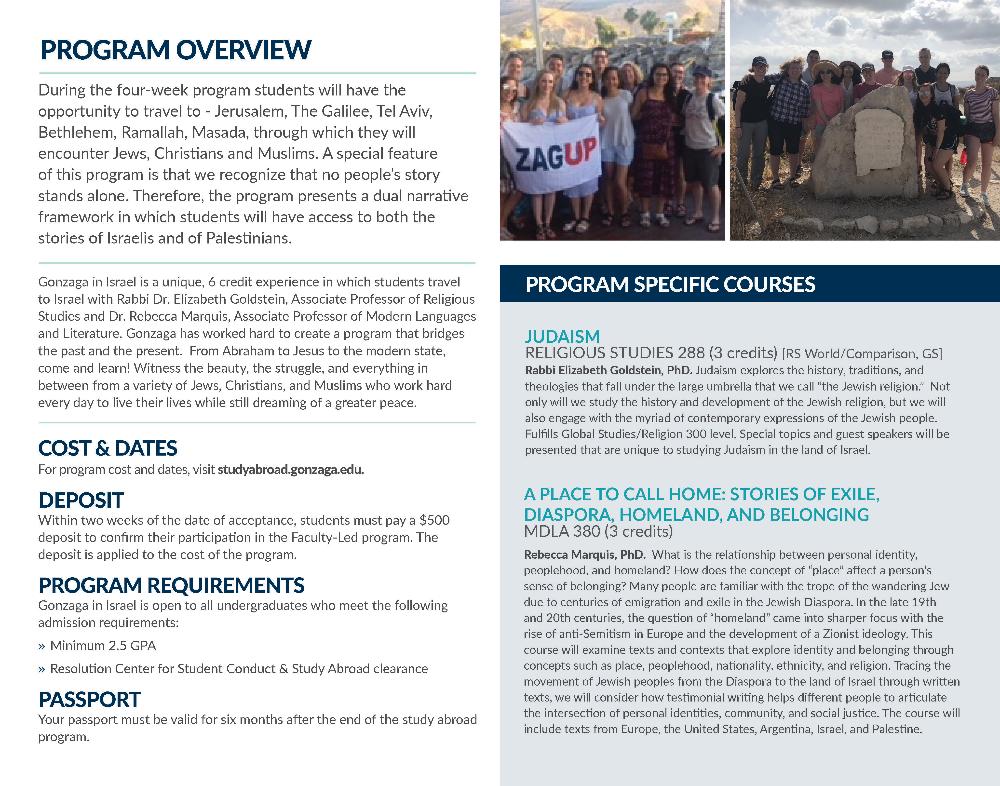 Israel Study Abroad Page 2